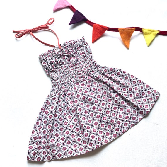 Vtg 50's novelty print dress, Vintage kids 1950s … - image 4