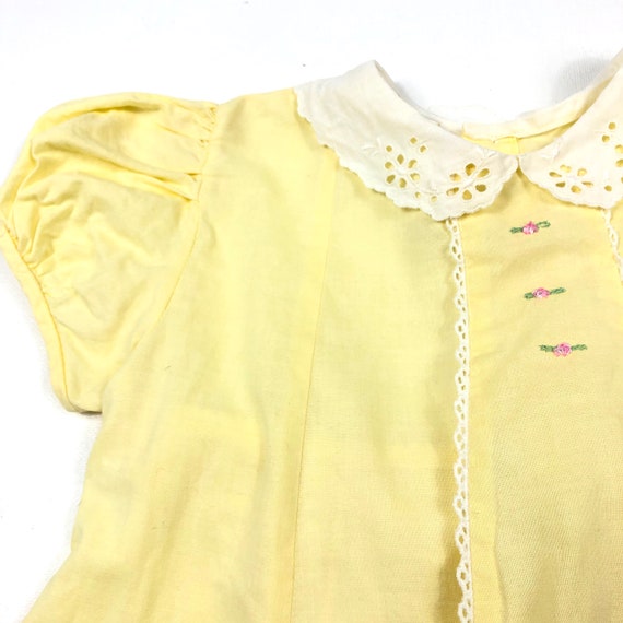 Vtg Nanette yellow dress, Nanette vintage girls d… - image 5