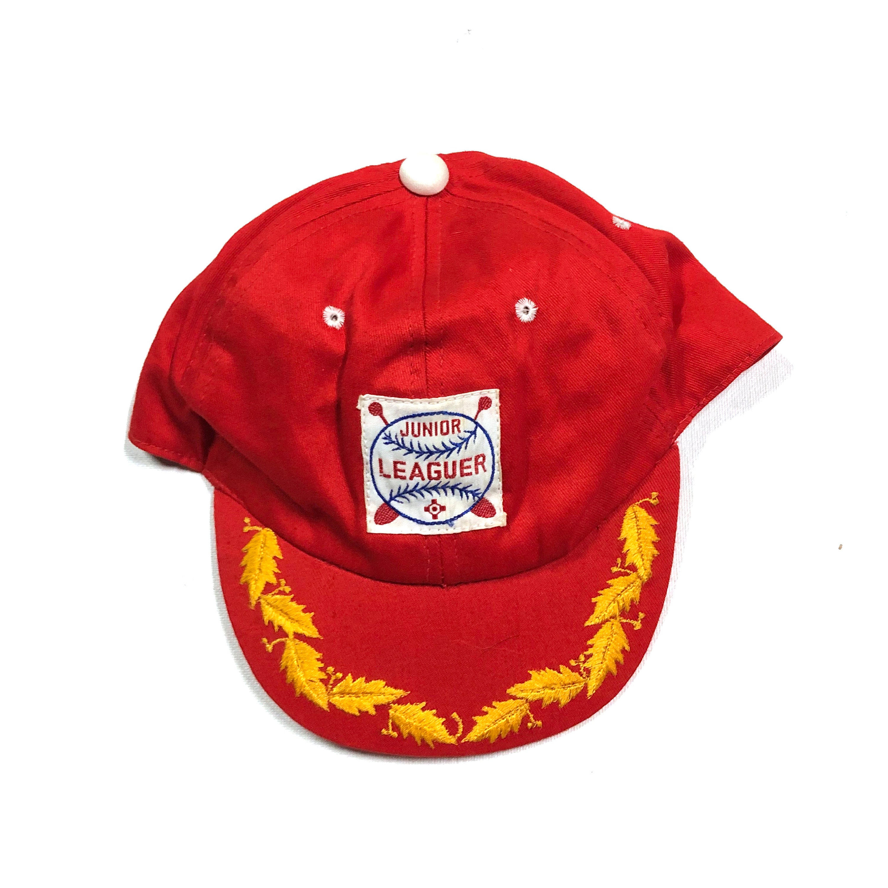 kids red baseball hat