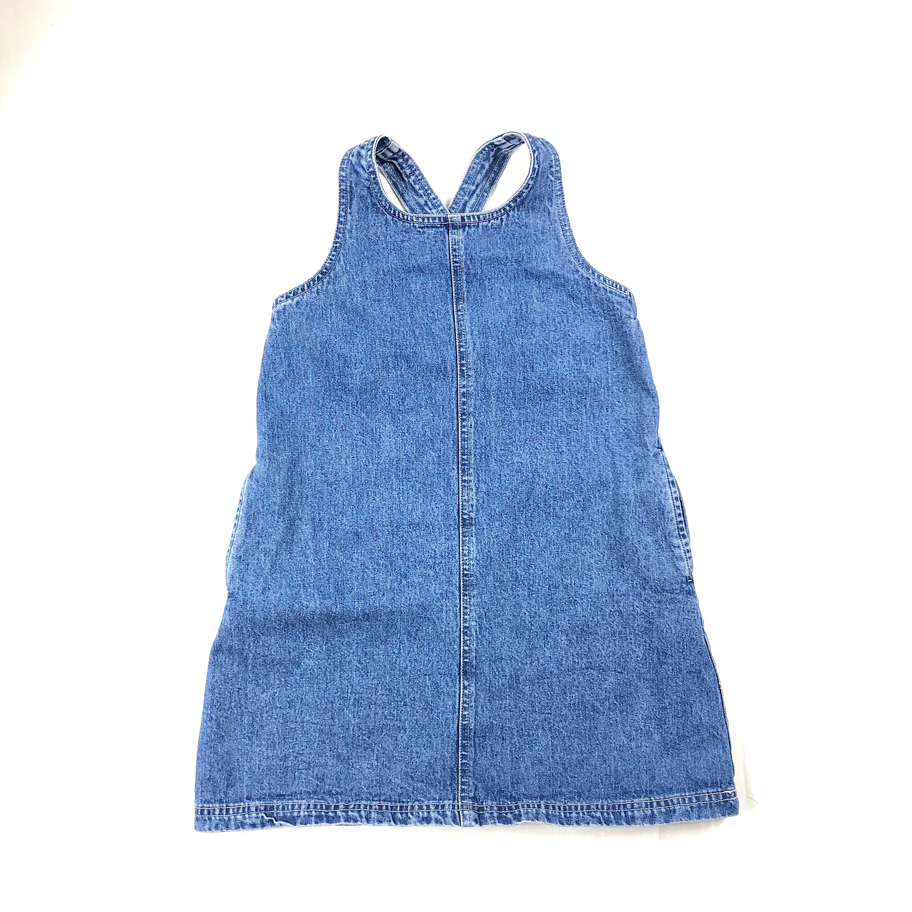 Denim jumper dress, Vintage Gap kids 