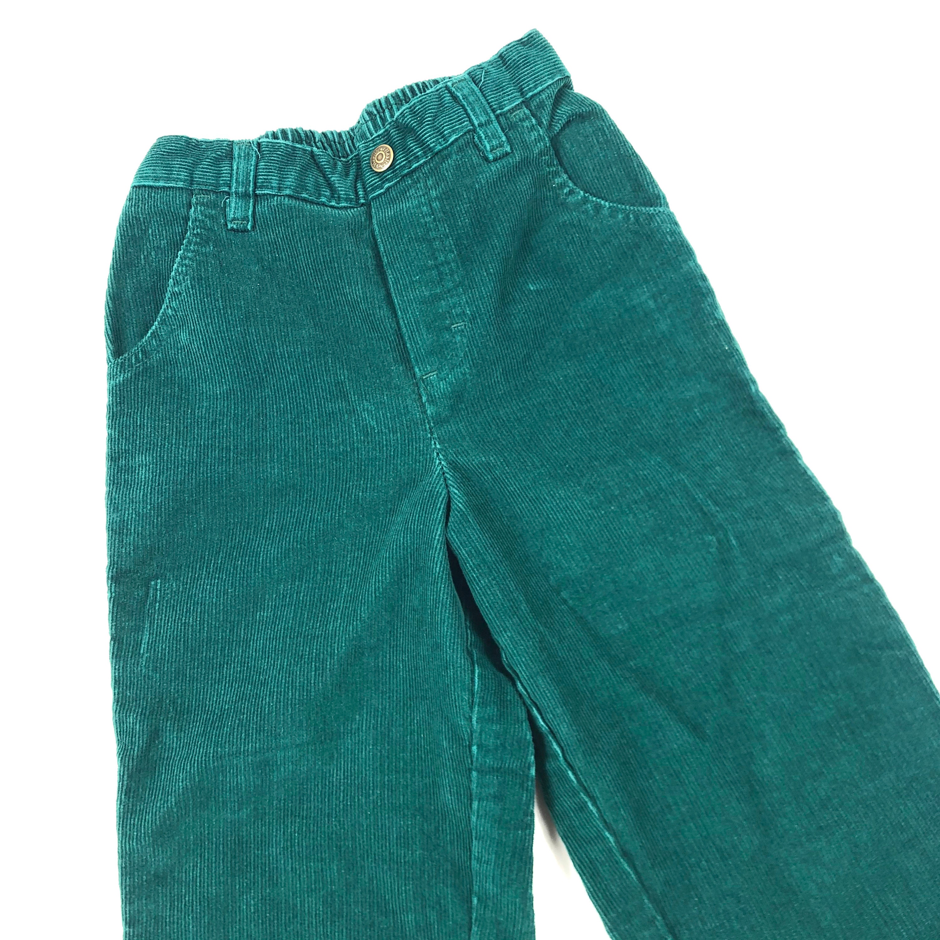 green cord pants