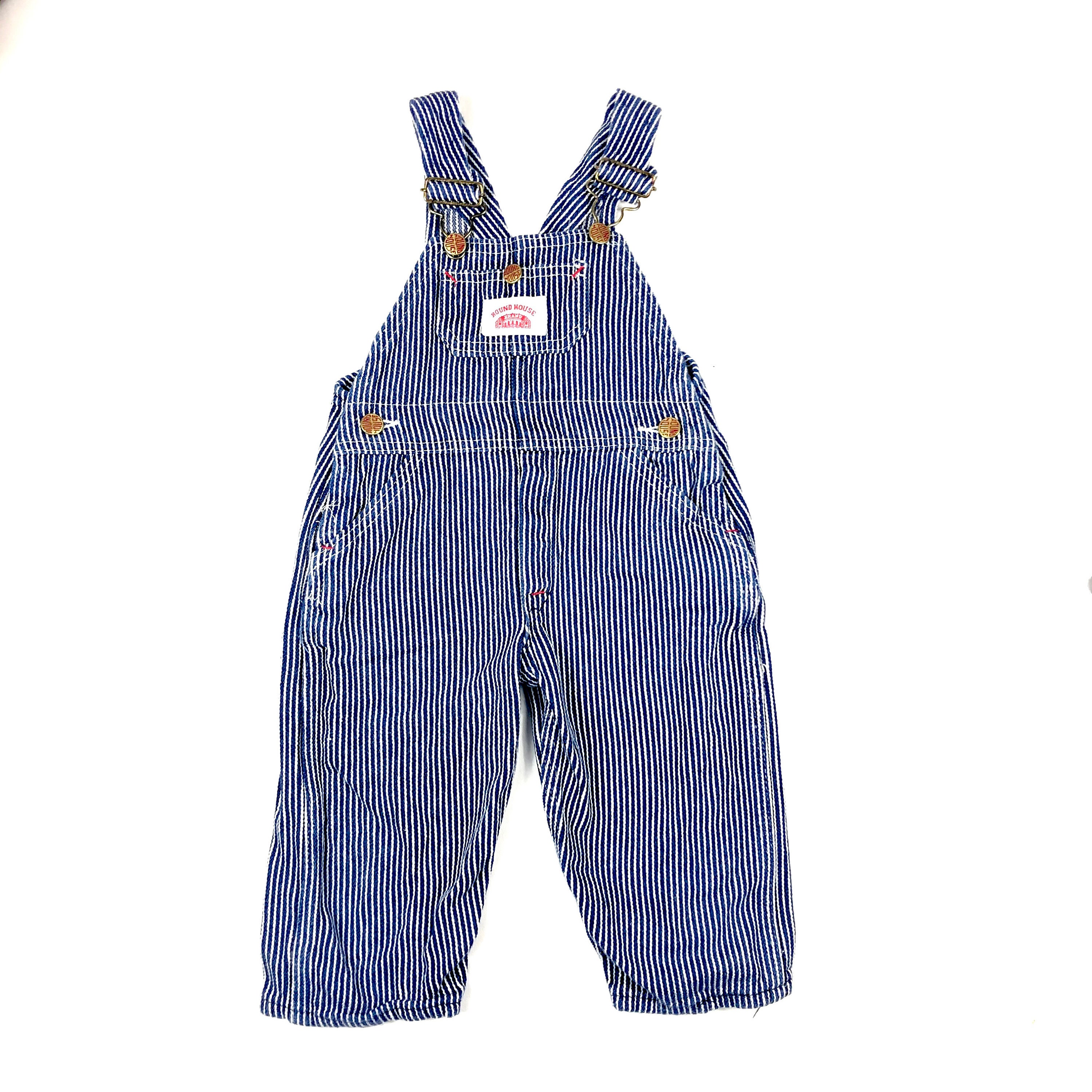 roundhouse hickory stripe overalls