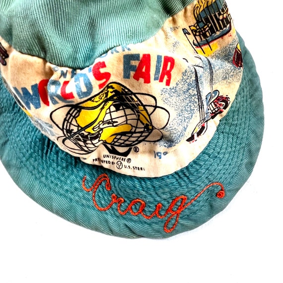 Vintage New York Worlds Fair bucket hat, Kids NY … - image 3