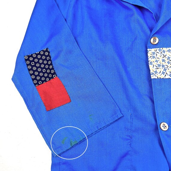 Vintage Kids smock jacket, Artist smock with patches,… Gem