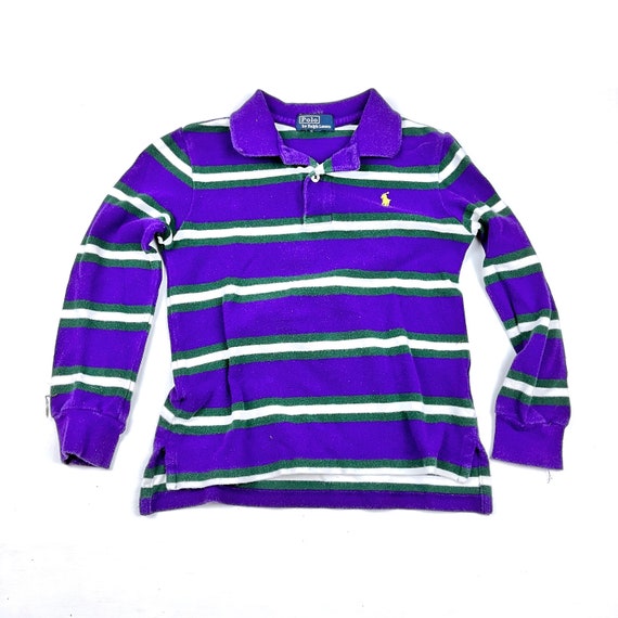 Kids  Polo Ralph Lauren long sleeve stripes colla… - image 1