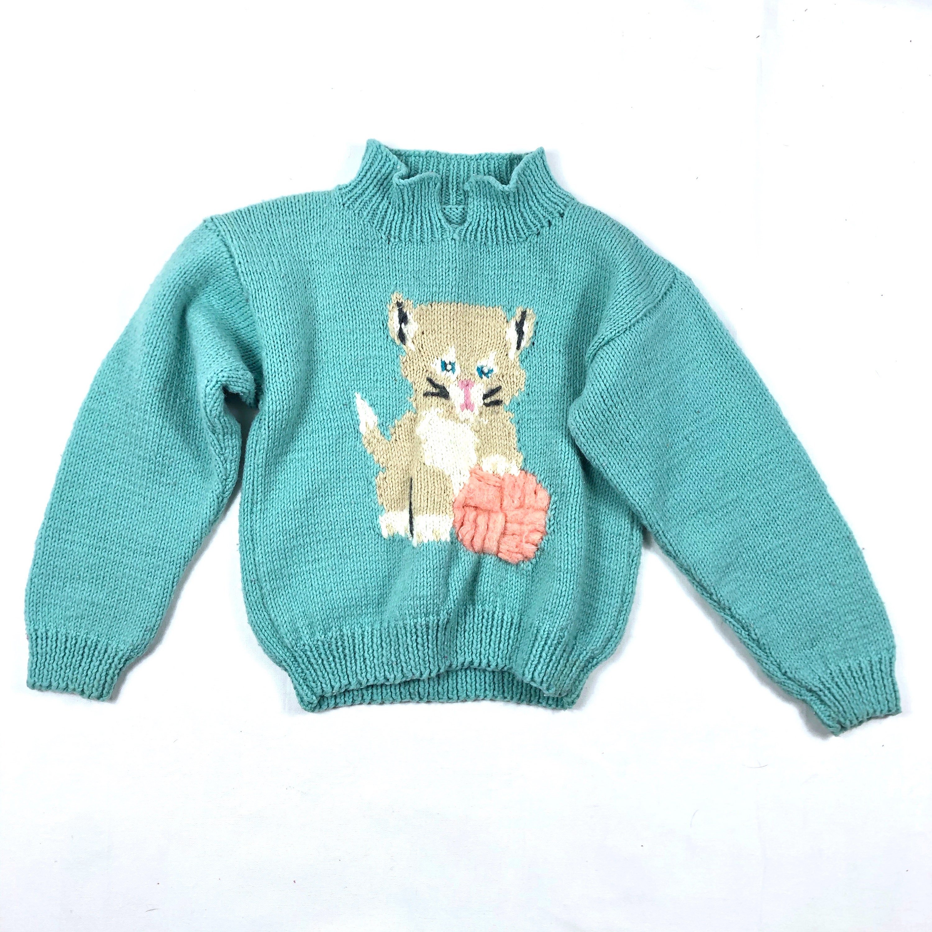 kitten jumper knitting pattern
