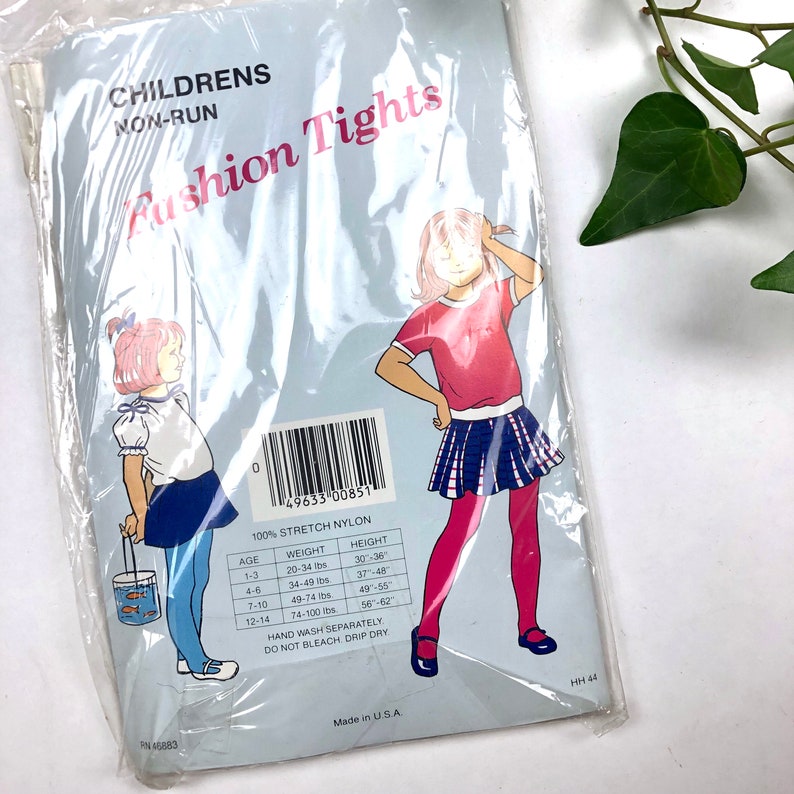 Size 4-6Y Christmas theme santa nylon fashion tights Vintage girl/'s Santa Christmas printed white tights girls vintage tights