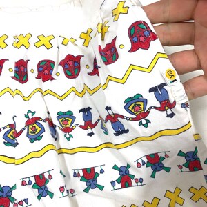 Pantaloni martello stampati per bambini, pantaloni capri jogger harem stampati vintage per bambini, taglia 4/5Y immagine 3