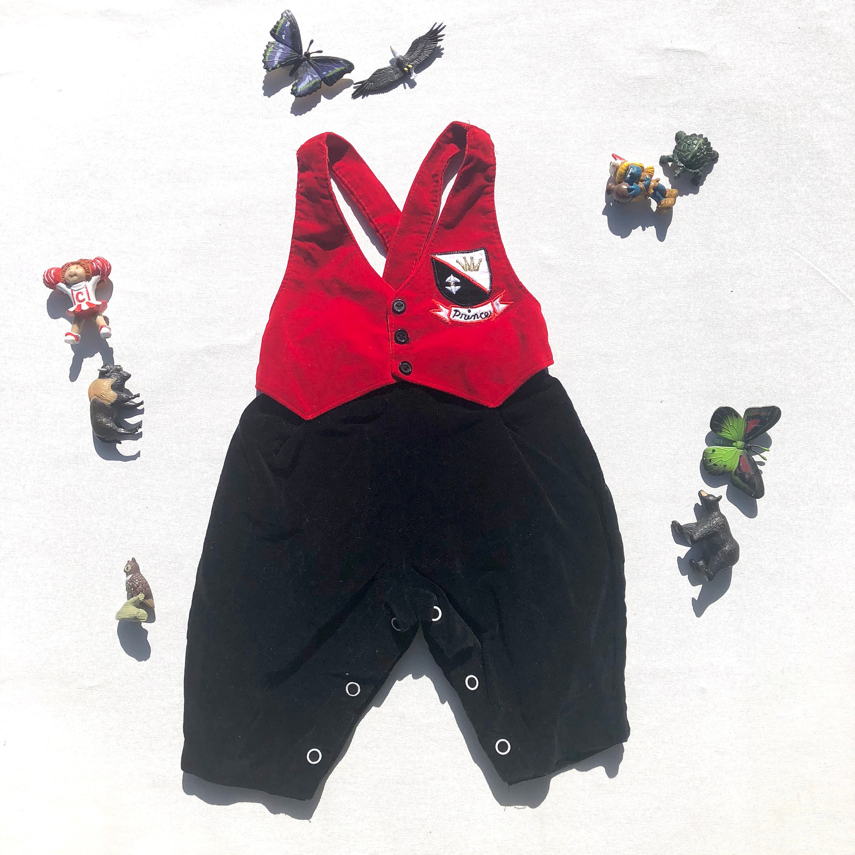 baby boy velvet romper