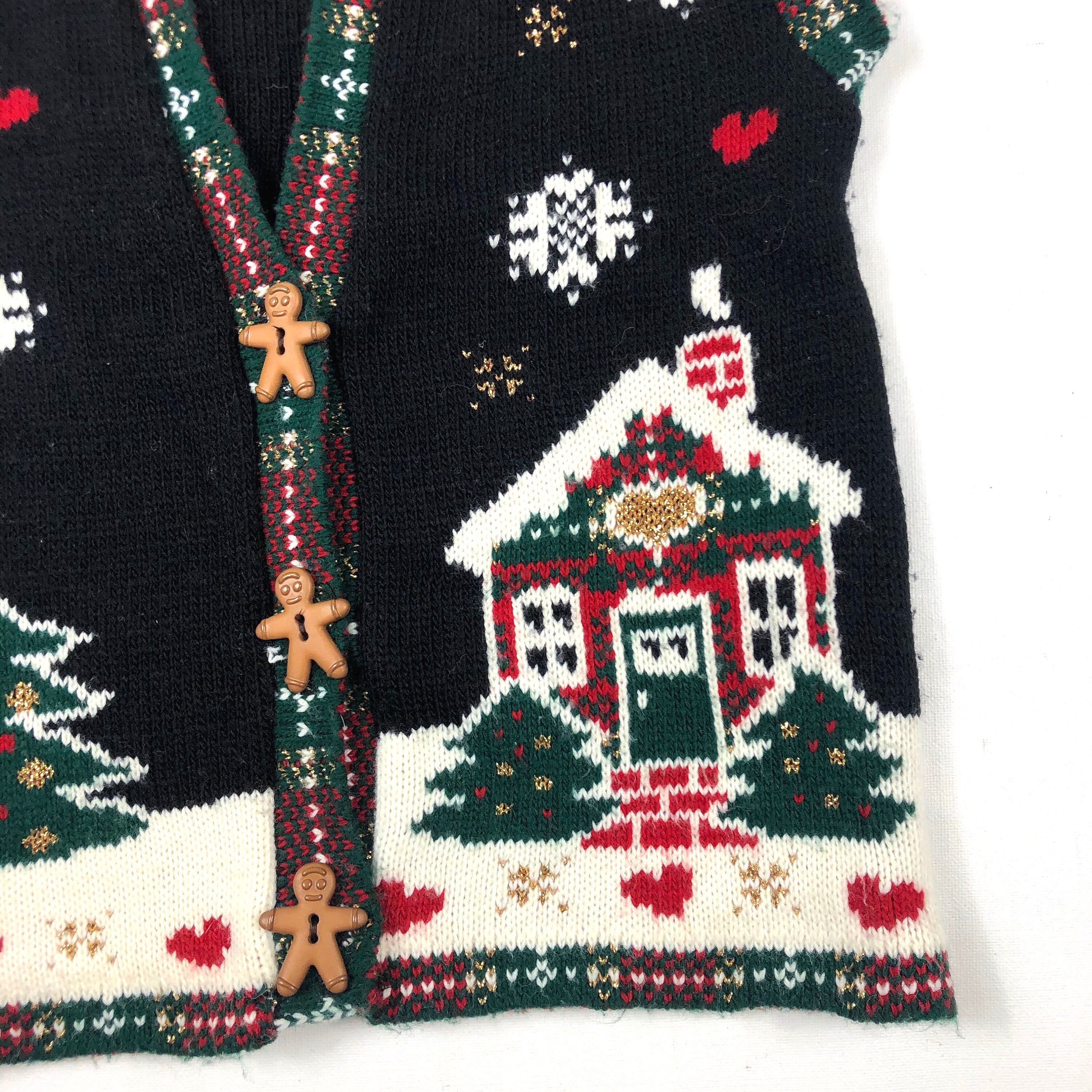 vintage christmas vest