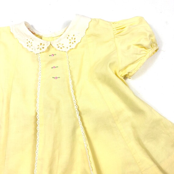 Vtg Nanette yellow dress, Nanette vintage girls d… - image 2