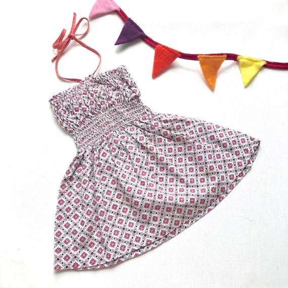 Vtg 50's novelty print dress, Vintage kids 1950s … - image 1