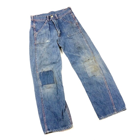 50's Workwear kids jeans, Vintage kids unbranded p