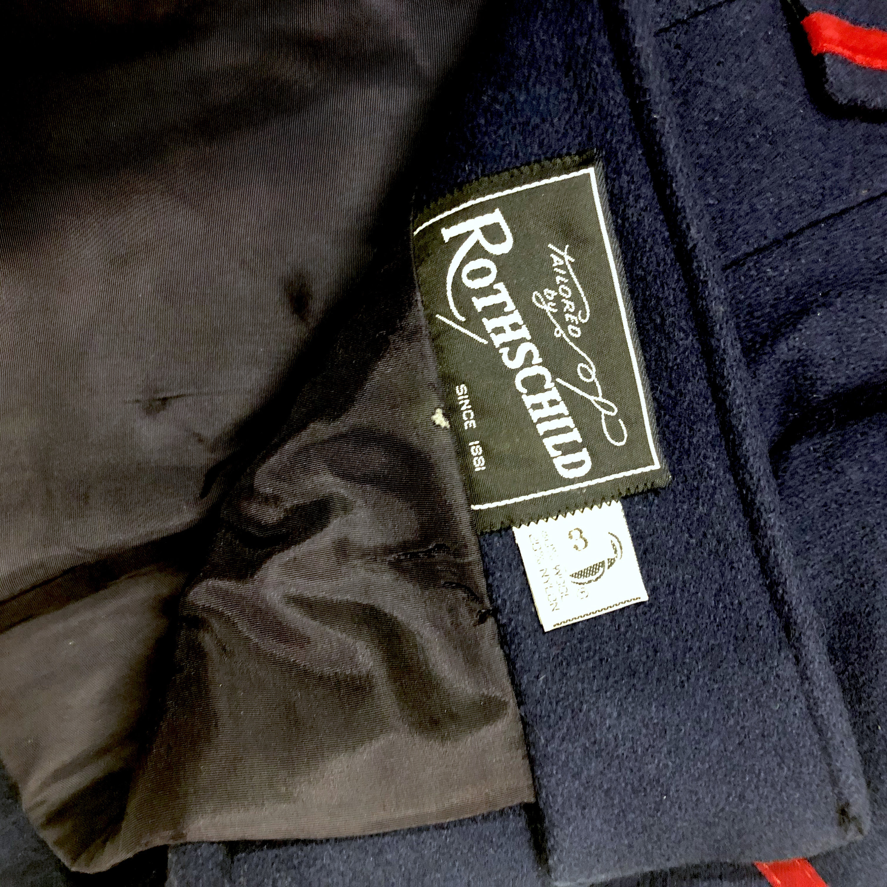 rothschild navy coat