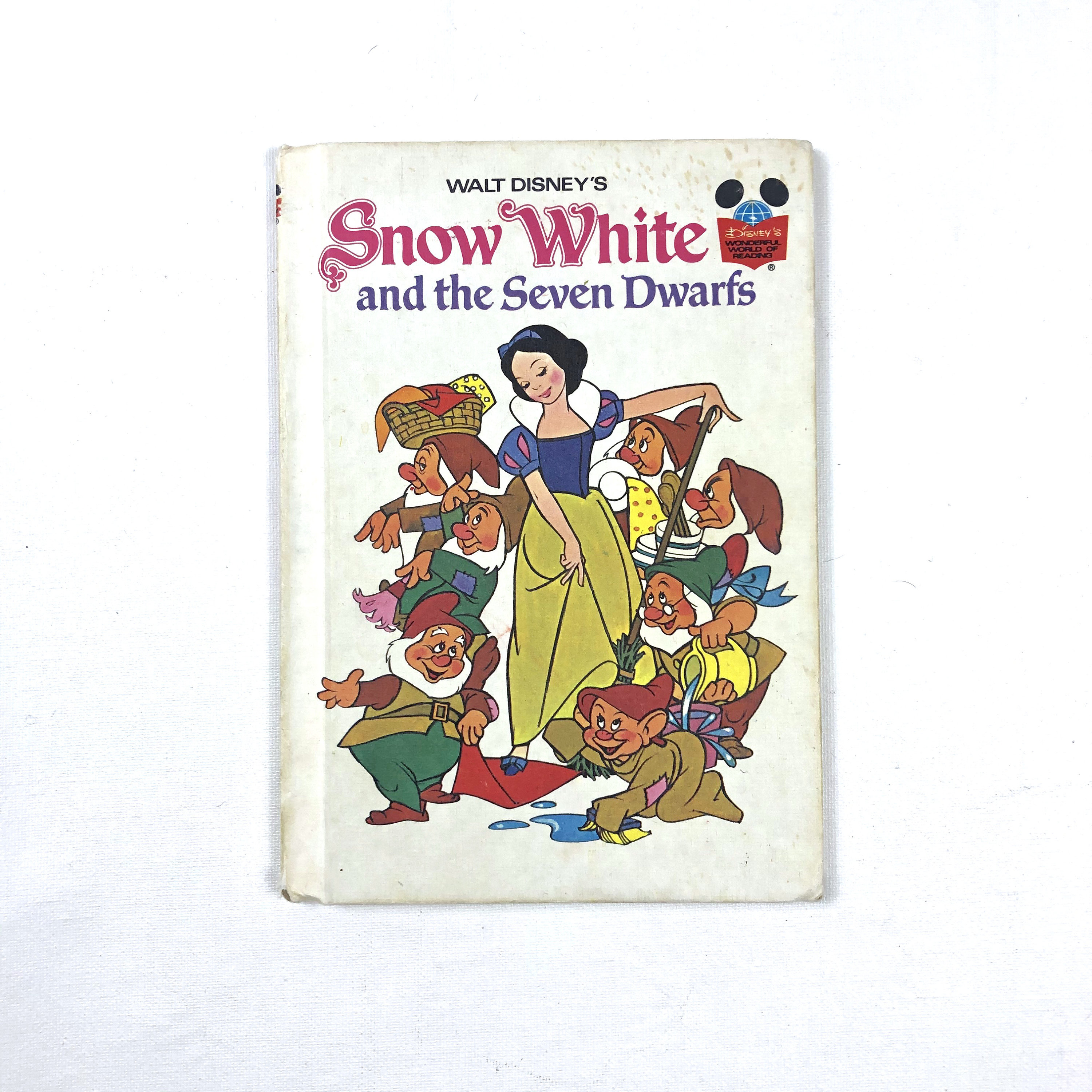 Vintage Walt Disney's Wonderful World of Reading Snow White & Seven Dwarfs  Book