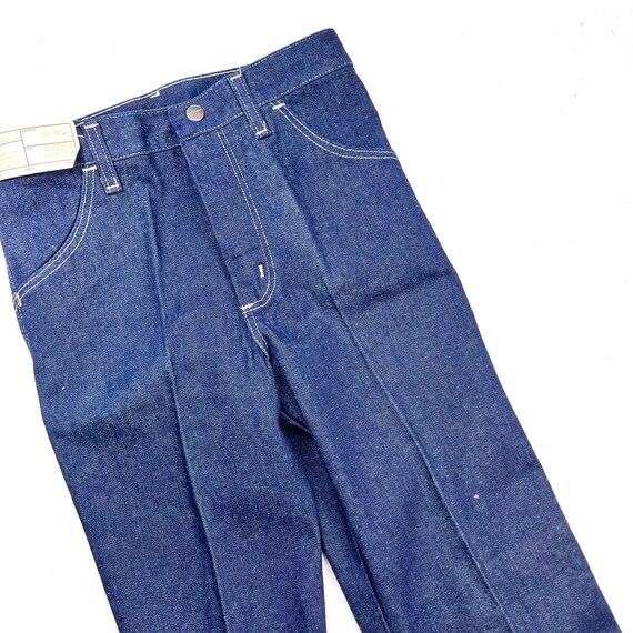 Vtg Wrangler kids carpenter utility jeans, Deadst… - image 5