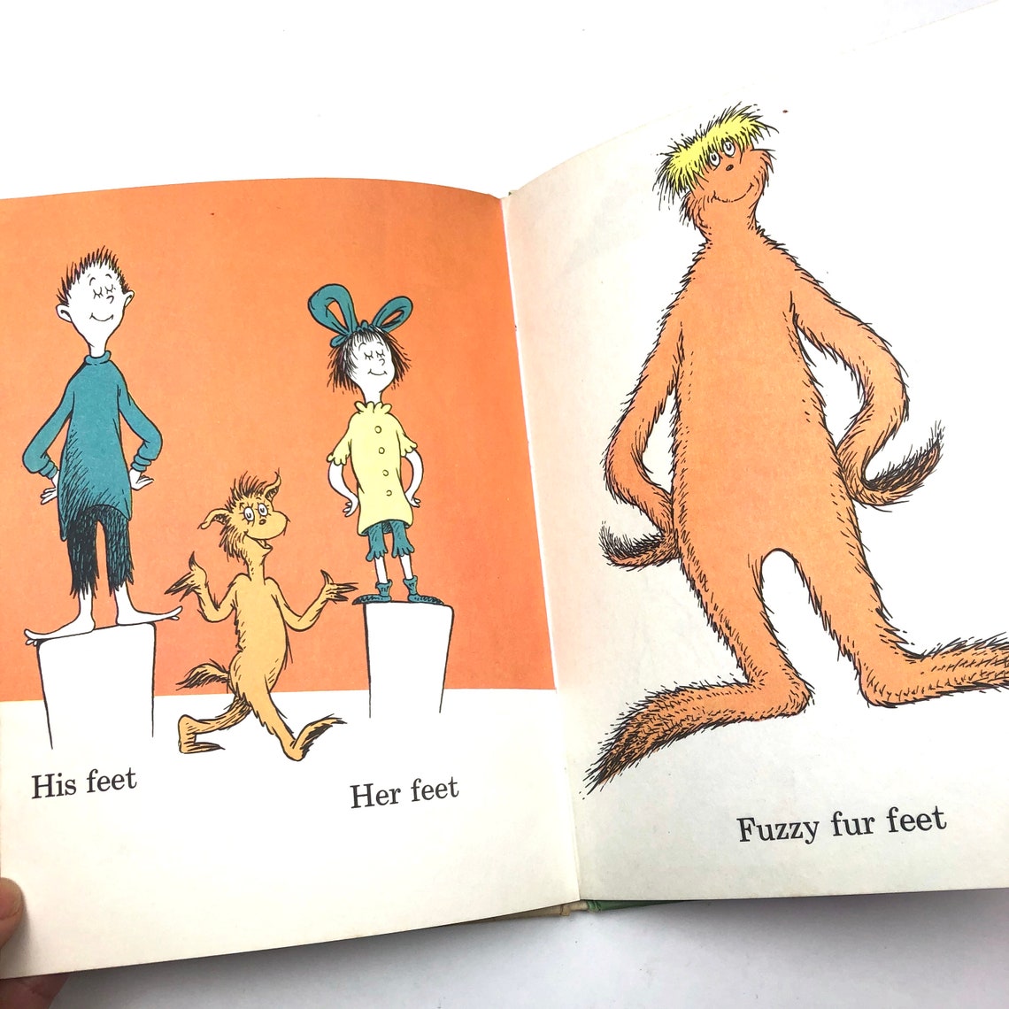 The Foot Book Dr. Seuss Livre pour enfants Hardcover Livre | Etsy