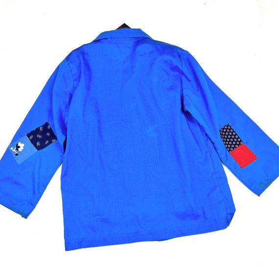 Vintage Kids smock jacket, Artist smock with patches,… Gem