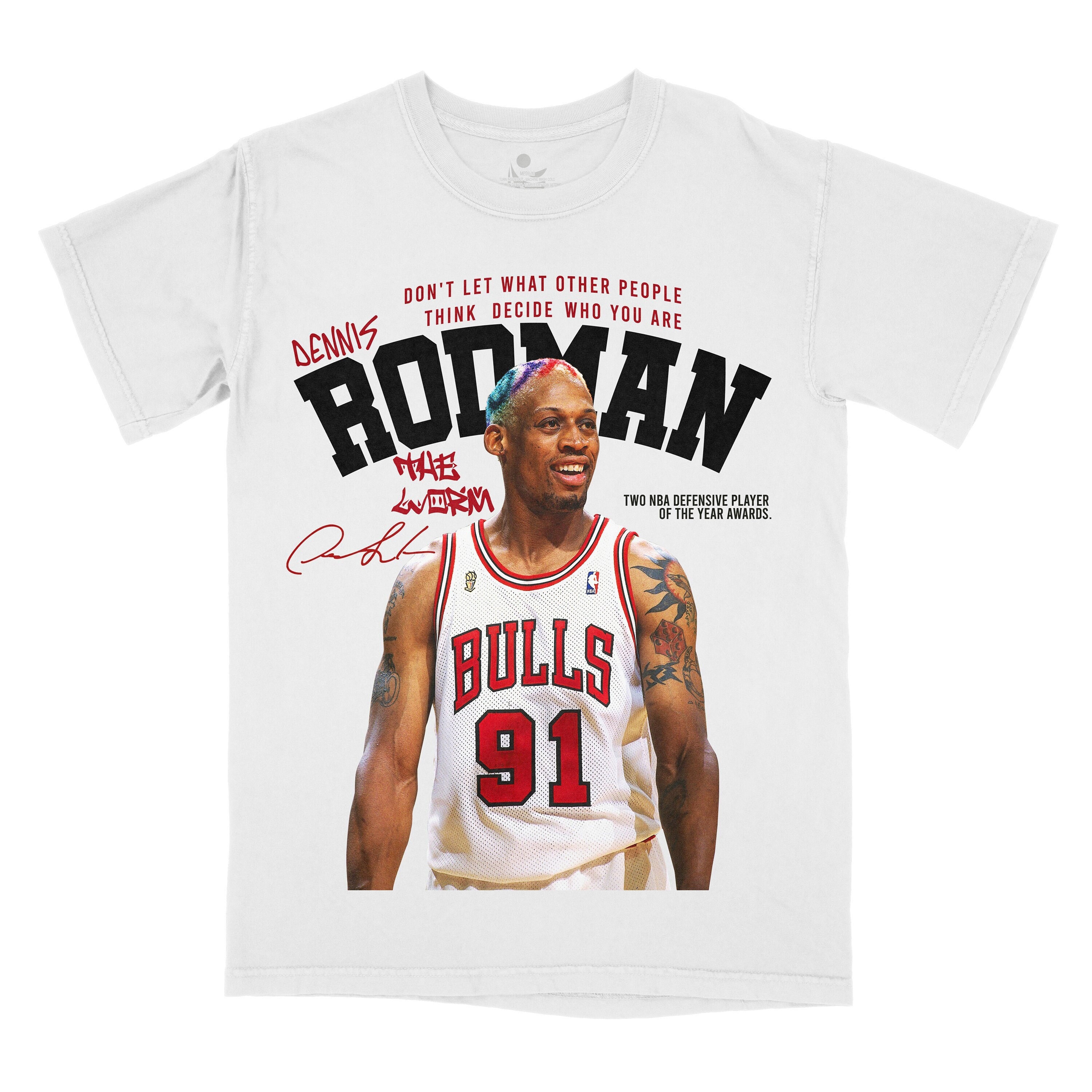 Mitchell And Ness Detroit Pistons Dennis Rodman The Worm Tshirt