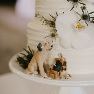 Custom Pair of Pet Wedding Cake Toppers (set of 2)