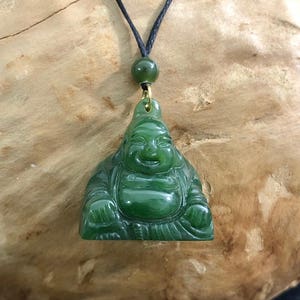 Canadian Nephrite Jade Buddha Pendant Green Jade Jade Necklace - Etsy ...