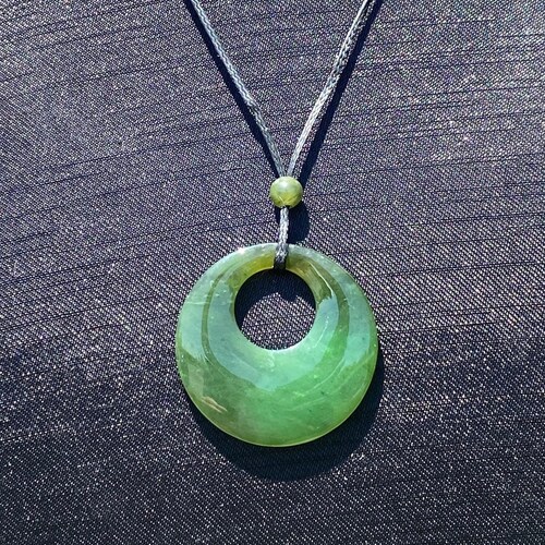 Canadian Nephrite Jade Pendant Jade Necklace Green Jade Etsy