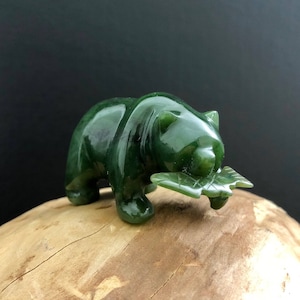 ジェイド カナダの翡翠の置物