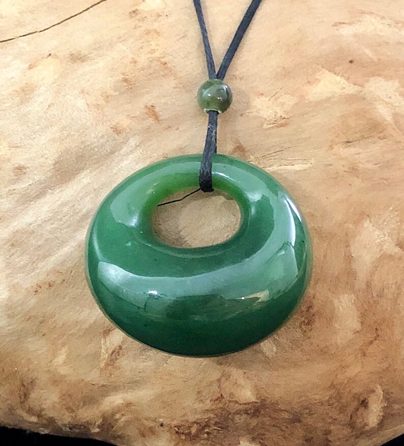 Canadian Nephrite Jade Pendant Jade Necklace Green Jade Etsy