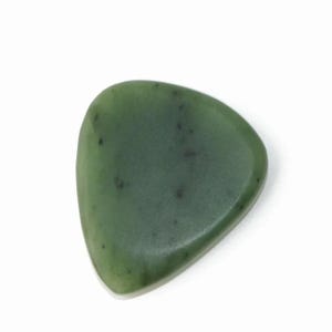 Canadian Nephrite Jade Guitar Pick - 2 Sizes - Sold Indivudually