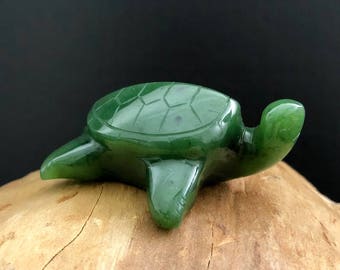 カナダ産翡翠亀 - 各種サイズ - 翡翠の置物 - 亀 - Etsy 日本
