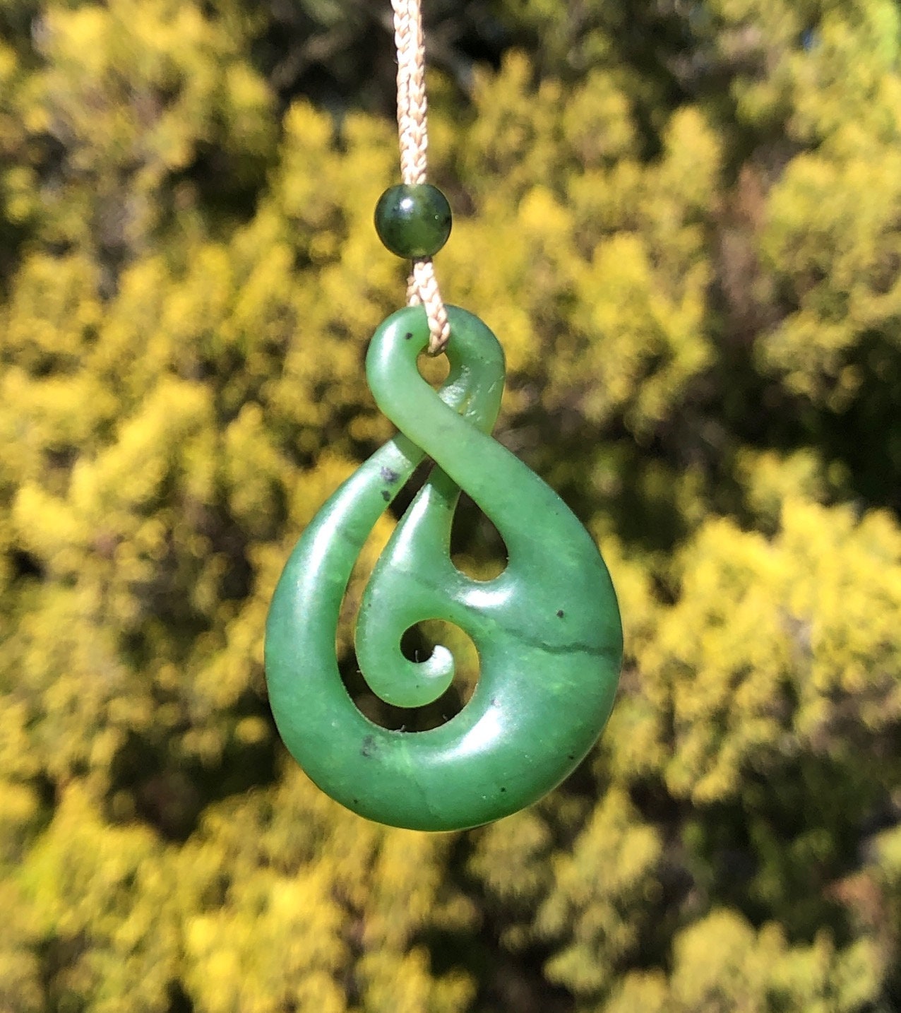 Colgante de Jade Nefrita Canadiense Jade Verde - México