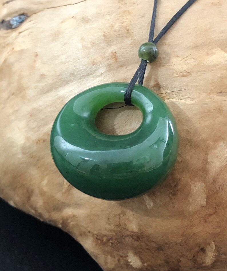 Canadian Nephrite Jade Pendant Jade Necklace Green Jade Etsy