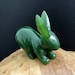 Canadian Nephrite Jade Rabbit Carving - Mulitple Sizes - Jade Figurine ...