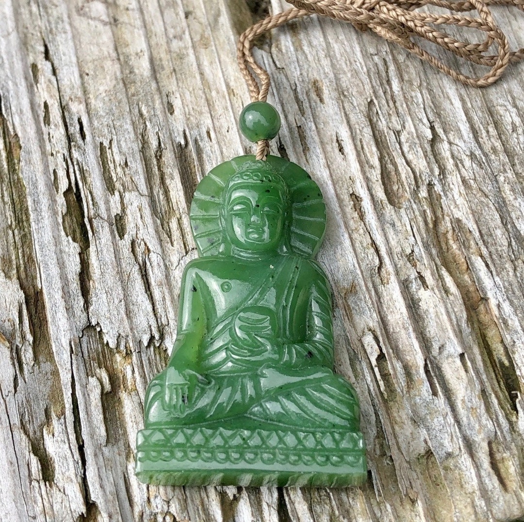 Canadian Jade Buddha Pendant Jade Necklace Natural Jade Authentic Jade ...