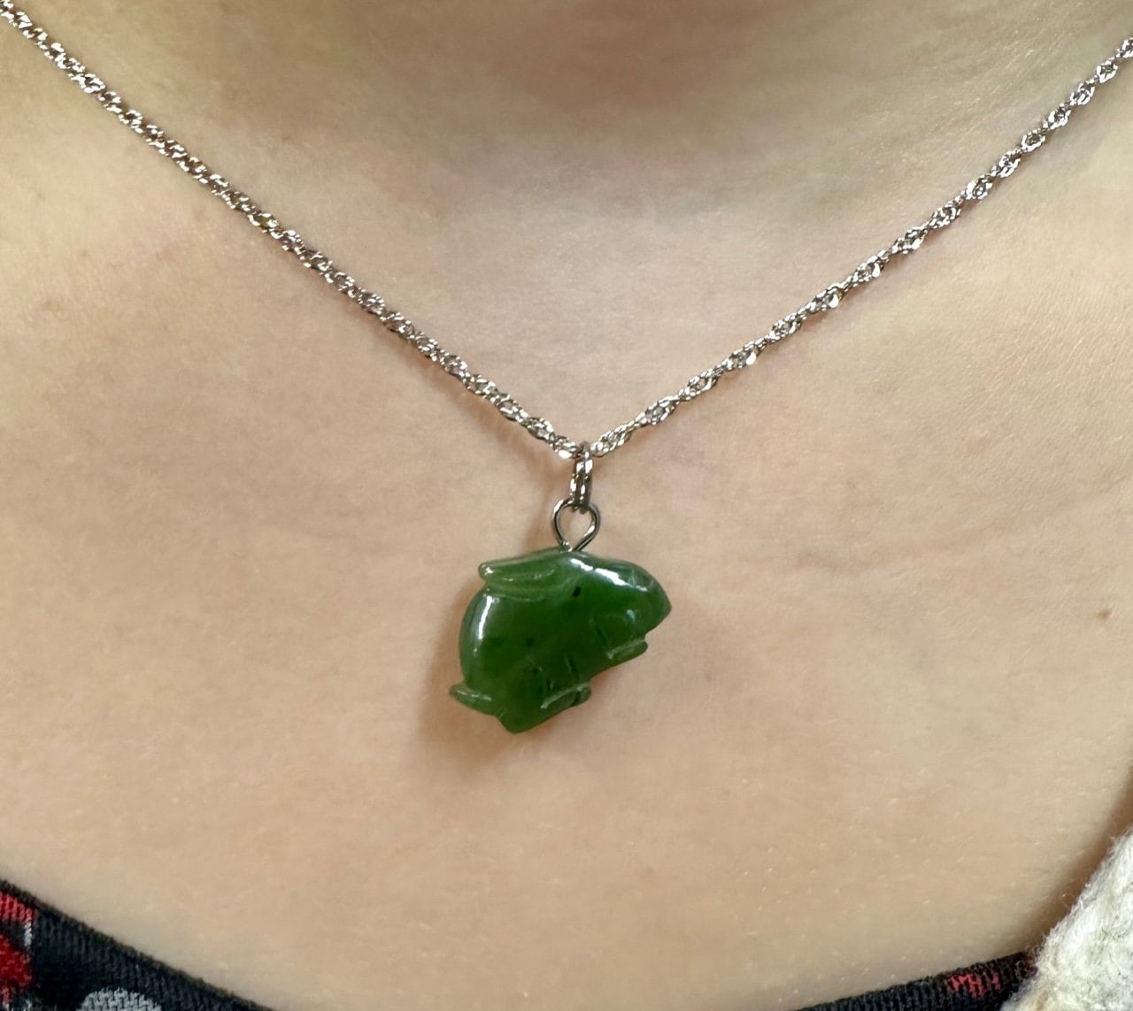 White Jade Pendant Necklace in Sterling Silver Gemstone Jewelry Access White Jade Pendant Necklace in Sterling Silver Gemstone Jewelry Access