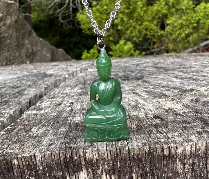 Jardin Bouddha Pendentif Collier Plaqué Or Style Cambodgien Bijoux Cadeau  Unisexe 
