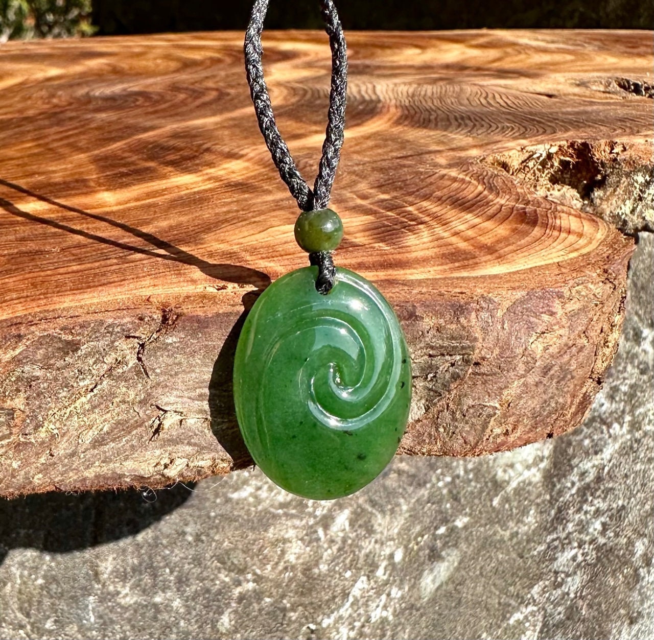 Jade cheap rock necklace