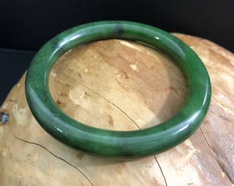Canadian Nephrite Carving Grade Bangle - 55mm,60mm, 62mm  65mm and 70mm- Natural Jade - Bangle