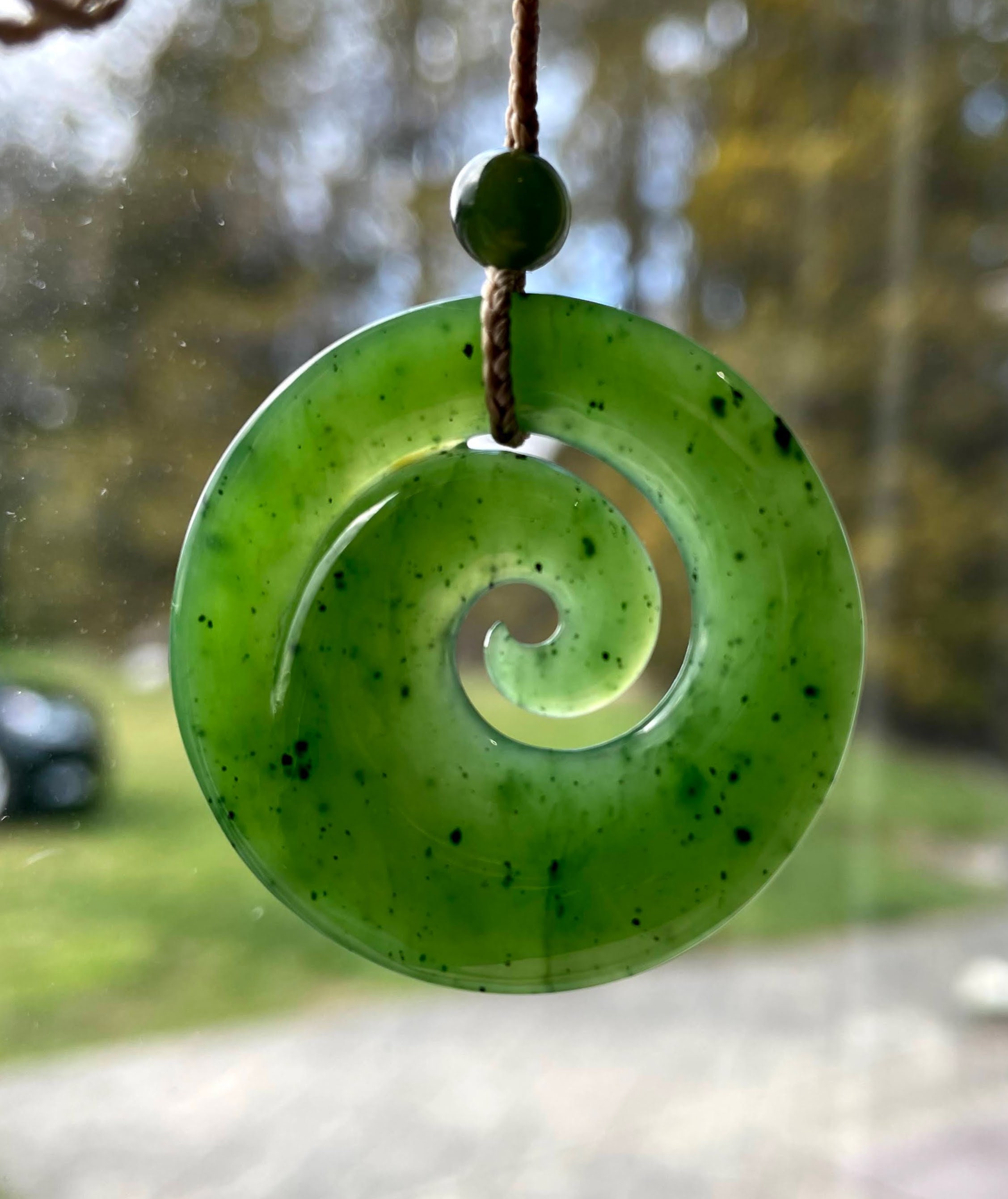 Jade Koru Pendant Koru Green Canadian Jade Jade Necklace Etsy