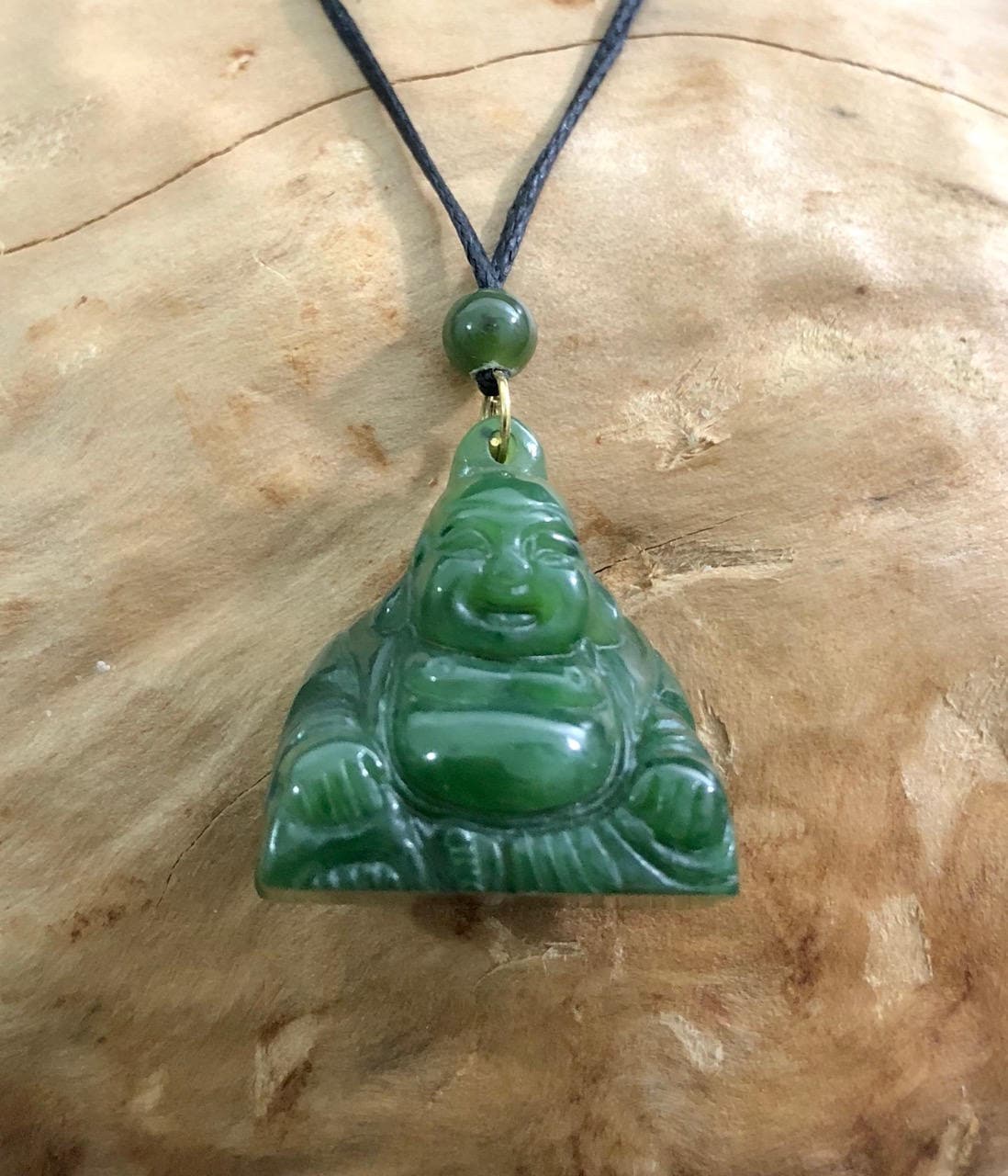 Canadian Nephrite Jade Buddha Pendant Green Jade Jade - Etsy Canada