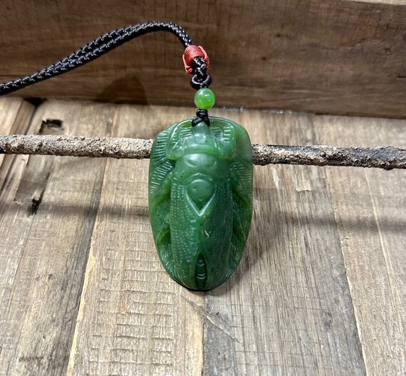 Jade hotsell cicada pendant