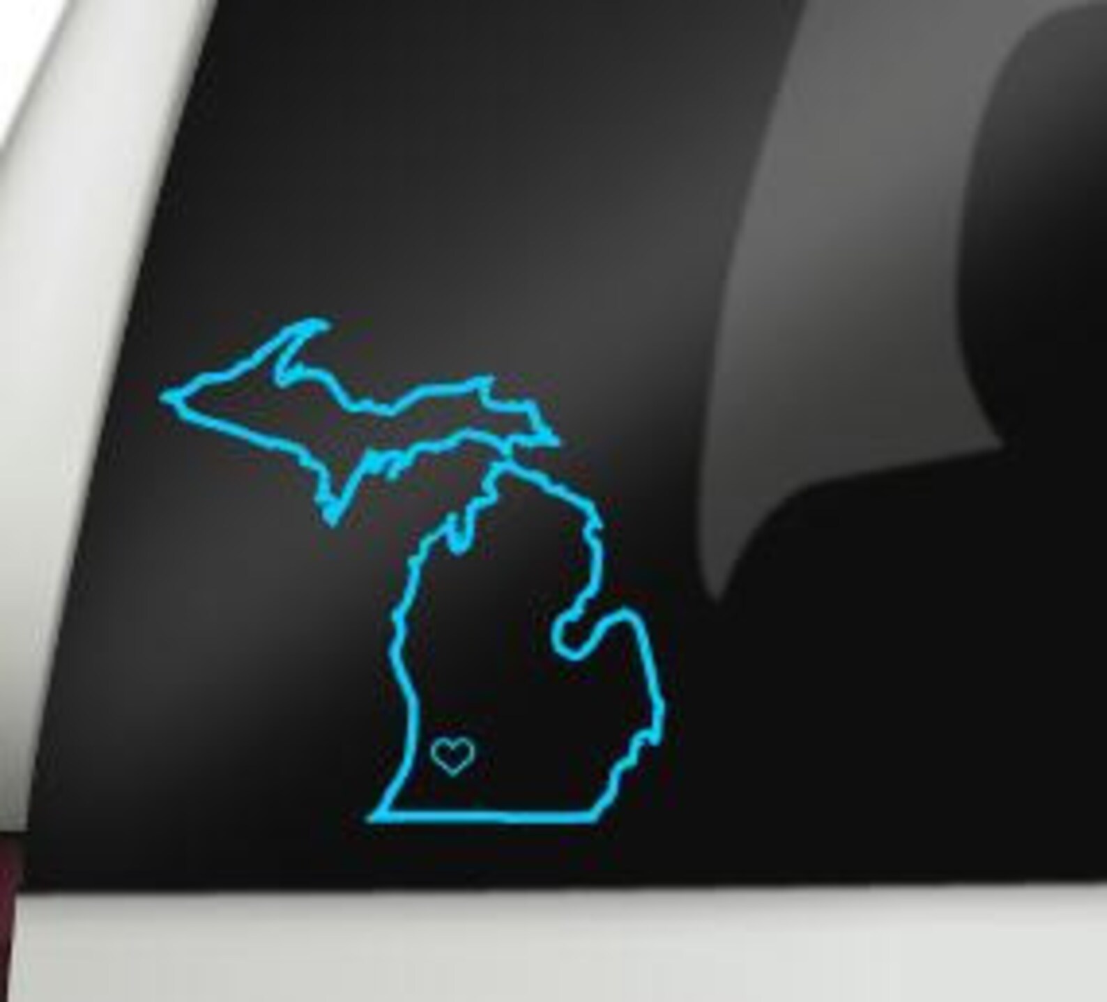 Michigan Car Decal State of Michigan Car Decal Pure Etsy