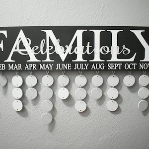 Custom Listing for 2 Birthday Signs. Family Birthdays Sign, Family Celebrations Sign, Birthday Sign