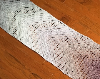 Crochet Pattern: Crochet Shawl, Crochet Shawl Pattern, Rectangular Shawl, Filet Crochet, Filet Shawl, By Your Side Shawl - Instant Download