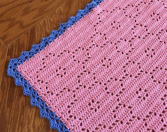 Filet Flower Crochet Baby Blanket Pattern, Filet Flower Crochet Blanket Pattern, Filet Crochet Blanket Chart, Crochet Flower Blanket Pattern