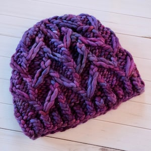 Knit Hat Pattern, Knit Hat, Knit Beanie Pattern, Knitting Pattern, Instant Download