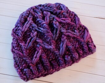 Knit Hat Pattern, Knit Hat, Knit Beanie Pattern, Knitting Pattern, Instant Download