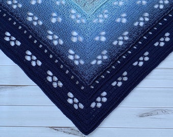 Crochet Baby Blanket Pattern / Tutorial: Cloud Blanket Crochet Pattern, Cloud Blanket, Baby Boy, Baby Girl - Instant Download