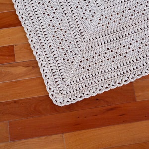 Crochet Rug Pattern, Crochet Pattern, Rug Pattern, Filet Crochet ...