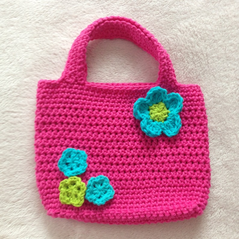 Crochet Purse Pattern / Tutorial Little Pink Purse With Etsy